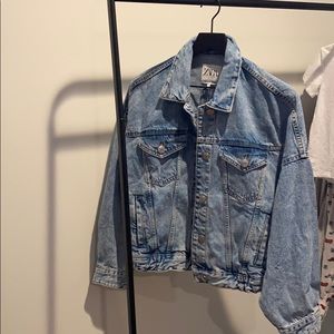 Oversized Zara jean jacket